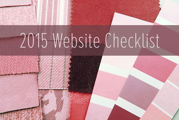 2015 Website Checklist