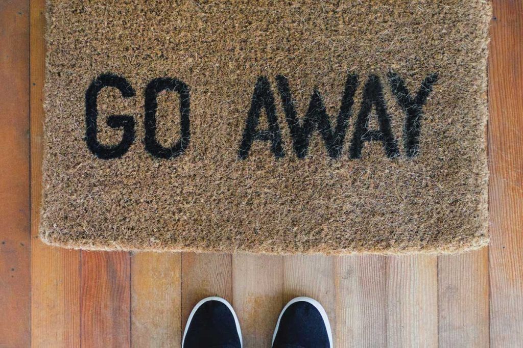 The unwelcome mat